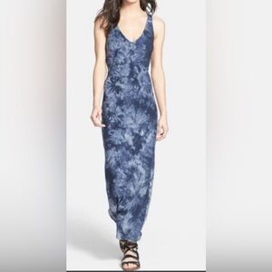 Medium Sanctuary tank Maxi Blue Tie-Dye dress